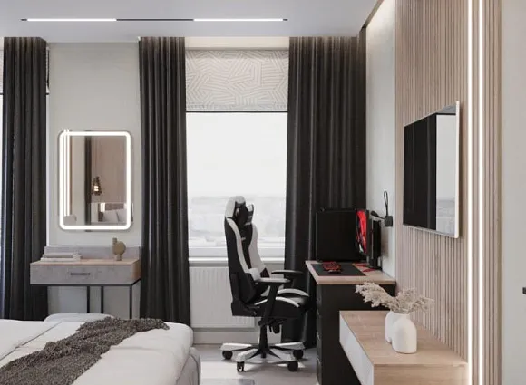 Дизайн 2-комнатной квартиры в ЖК Новая звезда_16 Дизайн 2-комнатной квартиры в ЖК Новая звезда