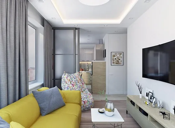 Дизайн-проект 2-комнатной квартиры 43,20 кв.м по адресу: город Москва, улица Бачуринская, дом 13_1 Дизайн-проект 2-комнатной квартиры 43,20 кв.м по адресу: город Москва, улица Бачуринская, дом 13