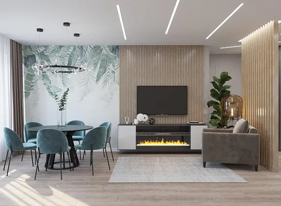 Дизайн-проект квартиры 80 кв.м в ЖК Аннино парк