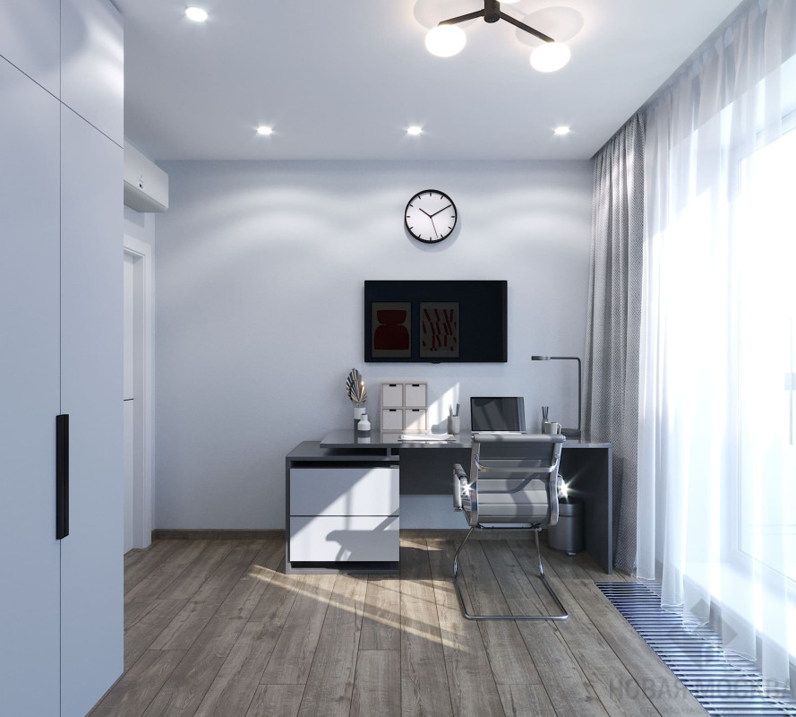 Дизайн двухкомнатной квартиры по адресу: Очаковское шоссе, 9А_16 Дизайн двухкомнатной квартиры по адресу: Очаковское шоссе, 9А_16