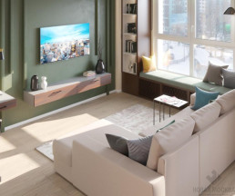 Дизайн квартиры 83 кв.м в ЖК Скандинавия_2