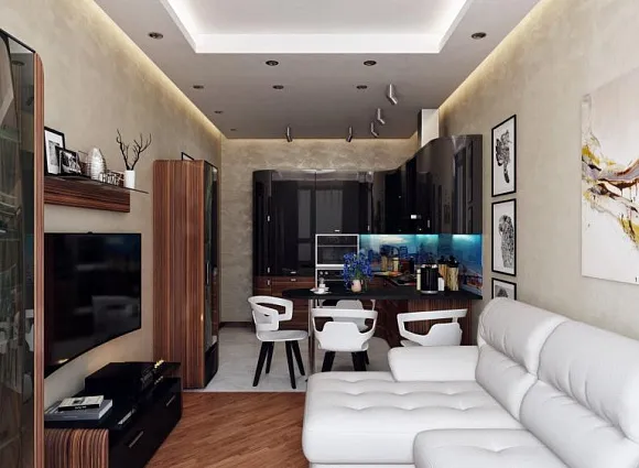 Дизайн-проект 1-комнатной квартиры 50.00 кв.м по адресу: Береговой проезд, д. 5_9 Дизайн-проект 1-комнатной квартиры 50.00 кв.м по адресу: Береговой проезд, д. 5