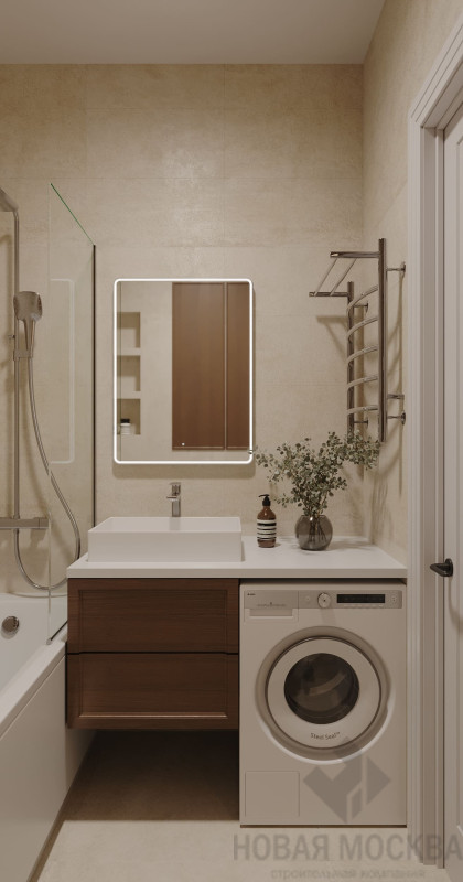 Дизайн однокомнатной квартиры по адресу: поселок Заречье, Мещерский бульвар, дом 2_19 Дизайн однокомнатной квартиры по адресу: поселок Заречье, Мещерский бульвар, дом 2_19