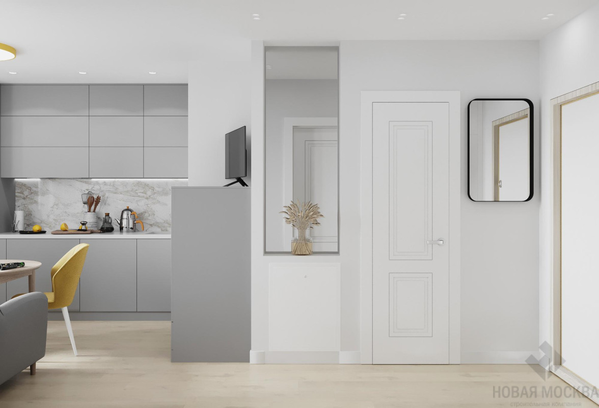 Дизайн однокомнатной квартиры по адресу ул. Каширское шоссе, дом 11, корпус 3_11 Дизайн однокомнатной квартиры по адресу ул. Каширское шоссе, дом 11, корпус 3_11