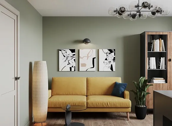 Дизайн трехкомнатной квартиры по адресу: улица Полярная, дом 32, корпус 3