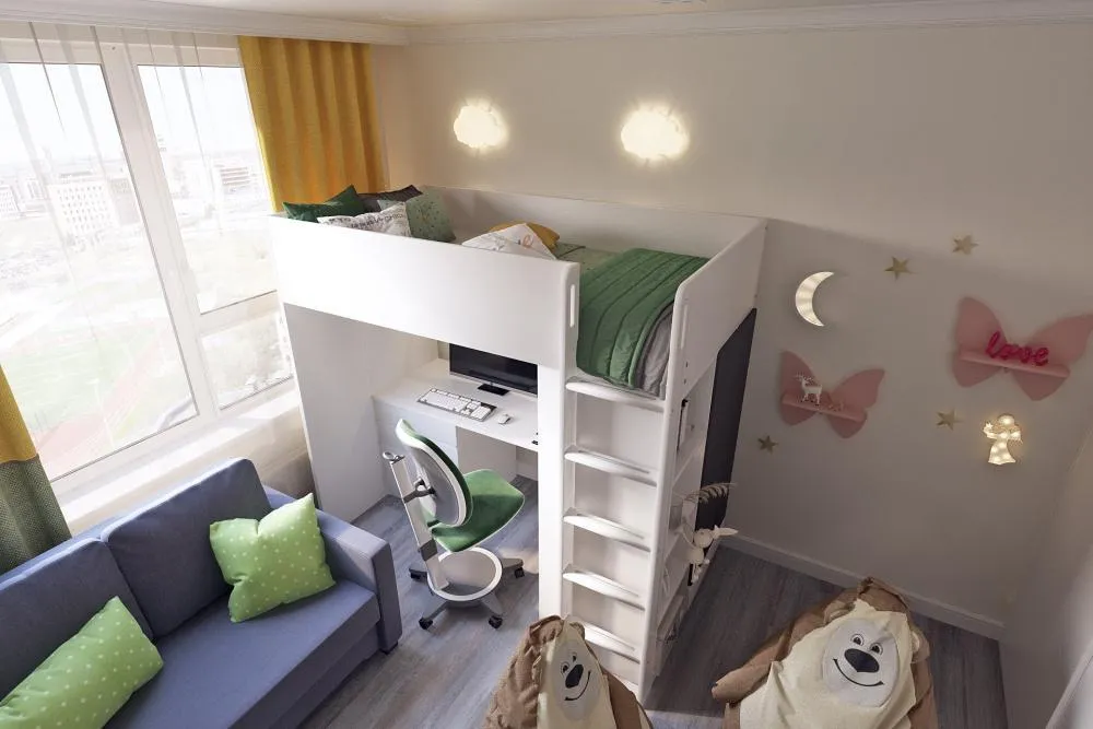 Дизайн двухкомнатной квартиры в ЖК Новая звезда_15 Дизайн двухкомнатной квартиры в ЖК Новая звезда