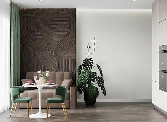 Дизайн квартиры 40 кв.м в ЖК Хорошевский