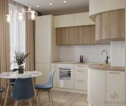 Дизайн квартиры 46 кв. м в ЖК Скандинавия_1