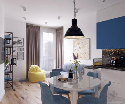 Дизайн-проект студии 45 кв.м в ЖК Новая звезда_2